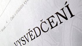 vysvědčení